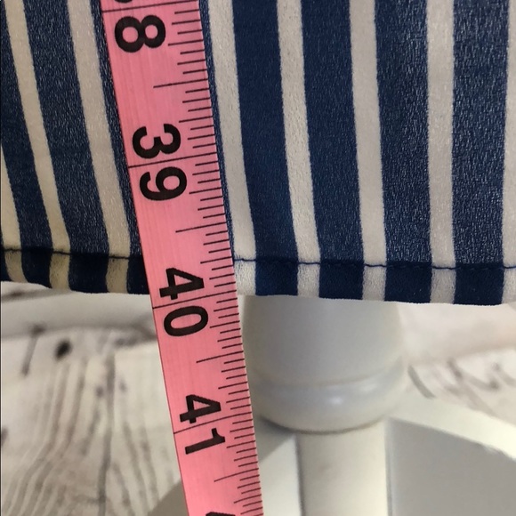 Royal blue and white striped tunic - Picture 7 of 7